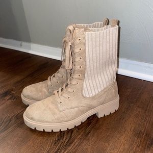 Tan Combat Boots